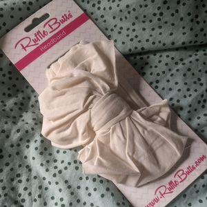 Ruffle butts Headband Bow